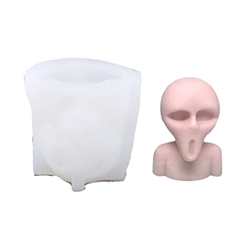 Halloween-Silikonform mit Totenkopf-Motiv, Epoxidharz, Dekoration, Seife, Schmelzharz, Heimdekoration, Formherstellung von Kelisdi