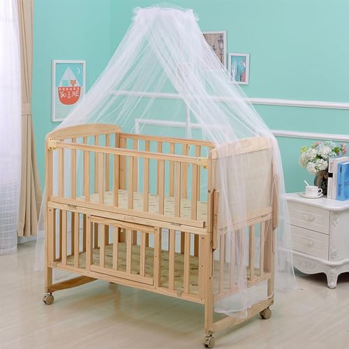 Kelisdi Bed Dome Cot Net Canopy Curtains For Beds Portable Netting (Without Stand) For Toddler Infant Baby Bed Crib Net With Stand Crib Cover/Holder Canopy von Kelisdi