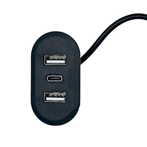 Kelisdi Desktop Hole Embedded USB Type C Charging Adapter Splitter For Laptop PC Charging Furniture Office von Kelisdi