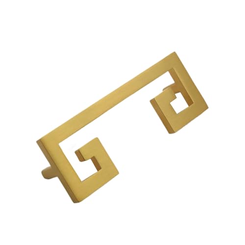 Kelisdi Luxuriöser chinesischer inspirierter goldener Schrankgriff aus Metall, Möbelbeschläge, goldener Zeichengriff für Schuhschränke und Schubladen, elegante Wohndekoration Kelisdi Luxuriöser chinesischer inspirierter goldener Schrankgriff aus Metall, Möbelbeschläge, goldener Zeichengriff für Schuhschränke und Schubladen, elegante Wohndekoration von Kelisdi