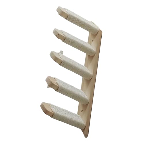 Kelisdi Robuste Hängematte aus Holz, für Katzen, Kletterregal, Möbel zum Klettern und Faulenzen, Haustier-Sprungplattform von Kelisdi