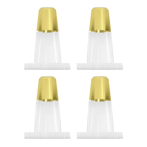 Kelisdi Set mit 4 transparenten Acryl-Möbelbeinen, modern, transparente Ersatzfüße, Upgrades Beine für Sofa, Stuhl und Schrank, robustes Acryl Kelisdi Set mit 4 transparenten Acryl-Möbelbeinen, modern, transparente Ersatzfüße, Upgrades Beine für Sofa, Stuhl und Schrank, robustes Acryl von Kelisdi