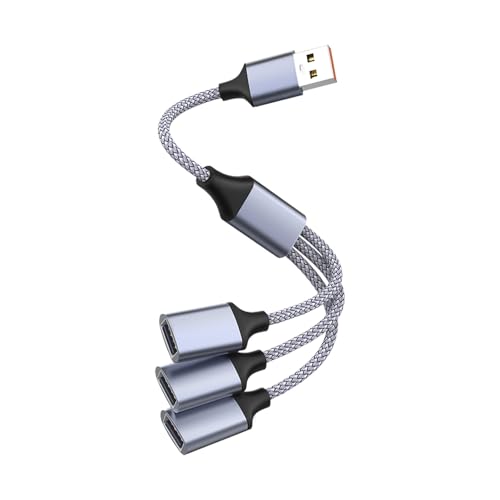 Kelisdi USB-Adapter mit Netzteil USB-Adapter USB auf USB 2.0 Multifunktions-Splitter-Verlängerungskabel von Kelisdi