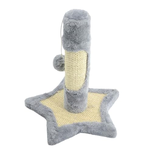 Kitten Sisalseil Pfosten Kratznägel zum Greifen für Spielzeug Stern/Herz Kratzbaum Schützen Sie Ihre Möbel Interaktives Spielzeug Indoor Katzen von Kelisdi