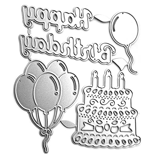 Metall-Stanzformen "Happy Birthday", handgefertigt, Schablonenform, Prägemuster für Kinder und Erwachsene, Projekte, Metall-Stanzformen für Kartenherstellung Metall-Stanzformen "Happy Birthday", handgefertigt, Schablonenform, Prägemuster für Kinder und Erwachsene, Projekte, Metall-Stanzformen für Kartenherstellung von Kelisdi