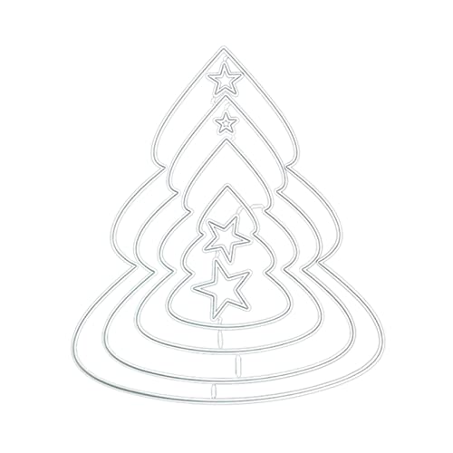 Metall-Stanzformen mit Weihnachtsbaum-Stern, handgefertigt, Scrapbooking, Prägezubehör für Kinder, Mädchen, Jungen, Stanzformen für Kartenherstellung Metall-Stanzformen mit Weihnachtsbaum-Stern, handgefertigt, Scrapbooking, Prägezubehör für Kinder, Mädchen, Jungen, Stanzformen für Kartenherstellung von Kelisdi