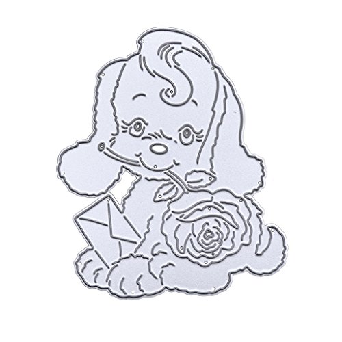 Metall-Stanzschablone mit Hund, Prägeschablone für Scrapbooking, Stanzformen für Kartenherstellung Metall-Stanzschablone mit Hund, Prägeschablone für Scrapbooking, Stanzformen für Kartenherstellung von Kelisdi