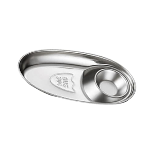 Moderne, goldfarbene Servierschale aus 304 Stahl, geräumiges Snack-Tablett, korrosionsbeständig, für Zuhause oder gewerbliche Nutzung, elegantes Esszubehör für Zuhause von Kelisdi