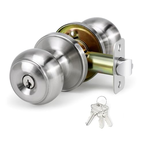 Runde Türknäufe aus Zinklegierung, Metallgriff mit Innentürgriffen, runde Knäufe von Kelisdi