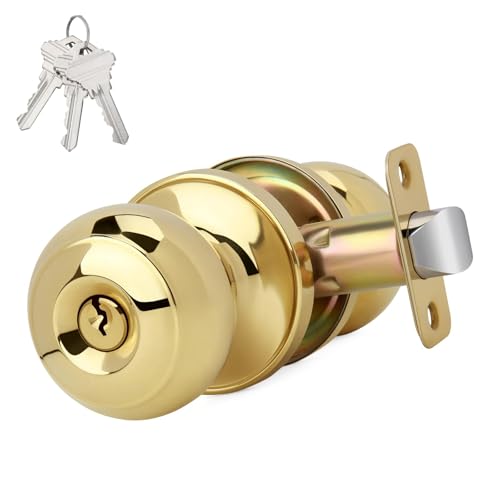 Runde Türknäufe aus Zinklegierung, Metallgriff mit Innentürgriffen, runde Knäufe Runde Türknäufe aus Zinklegierung, Metallgriff mit Innentürgriffen, runde Knäufe von Kelisdi