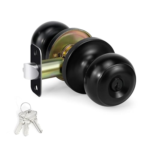 Runde Türknäufe aus Zinklegierung, Metallgriff mit Innentürgriffen, runde Knäufe von Kelisdi