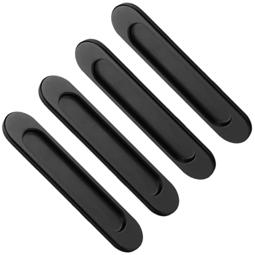 Selbstklebende Schiebetürgriffe, moderne Aluminiumlegierung, für Schränke, Möbel, rostbeständig, 4 Stück Selbstklebende Schiebetürgriffe, moderne Aluminiumlegierung, für Schränke, Möbel, rostbeständig, 4 Stück von Kelisdi