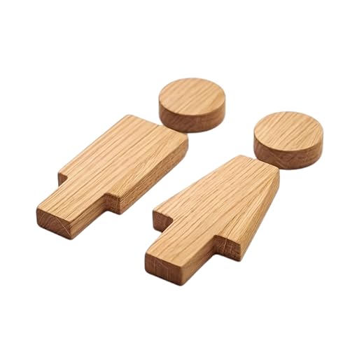 Toilettenschild für Herren und Damen, Toilettenschild, Holz, Badezimmer, Türschild, für Geschäft, Waschraum, Toilette, Schild, Innenbereich, öffentliche Toilette, Schild Toilettenschild für Herren und Damen, Toilettenschild, Holz, Badezimmer, Türschild, für Geschäft, Waschraum, Toilette, Schild, Innenbereich, öffentliche Toilette, Schild von Kelisdi