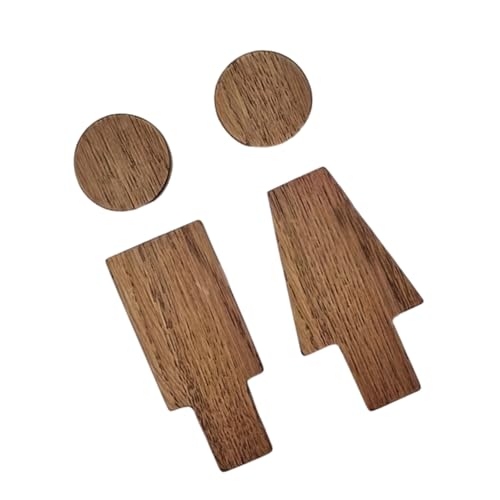 Toilettenschild für Herren und Damen, Toilettenschild, Holz, Badezimmer, Türschild, für Geschäft, Waschraum, Toilette, Schild, Innenbereich, öffentliche Toilette, Schild Toilettenschild für Herren und Damen, Toilettenschild, Holz, Badezimmer, Türschild, für Geschäft, Waschraum, Toilette, Schild, Innenbereich, öffentliche Toilette, Schild von Kelisdi
