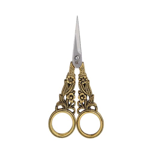 Vintage Stickschere, tragbare Nähschere, ultrascharfe Allzweck-Schere für Stickerei, Nadelarbeiten, Stoff für Kleidung, professioneller Stoff mit robuster Linkslenkerze Vintage Stickschere, tragbare Nähschere, ultrascharfe Allzweck-Schere für Stickerei, Nadelarbeiten, Stoff für Kleidung, professioneller Stoff mit robuster Linkslenkerze von Kelisdi