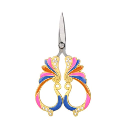 Vintage Stickschere Edelstahl Retro Nähen Handarbeiten Schere für Handwerk Werkzeuge Beschneiden Schneider Stickerei Schere von Kelisdi