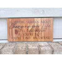 Gemaltes Schild - Kiefer 150x300 Inspirational If You Are Serious Over Handleining Your Life Wil Holz Wand Kunst Hängende Dekoration Gemaltes Schild - Kiefer 150x300 Inspirational If You Are Serious Over Handleining Your Life Wil Holz Wand Kunst Hängende Dekoration von KelissaShea
