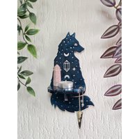 Magic Wolf Shelf Wikinger Kerzenständer, Spirituelles Wohndekor Magic Wolf Shelf Wikinger Kerzenständer, Spirituelles Wohndekor von KeliyasMagicShop
