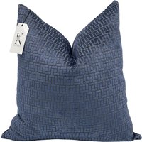 Blauer Backstein Kissenbezug/Designer Dekoratives Kissen Mehrere Größen von KelleDecor