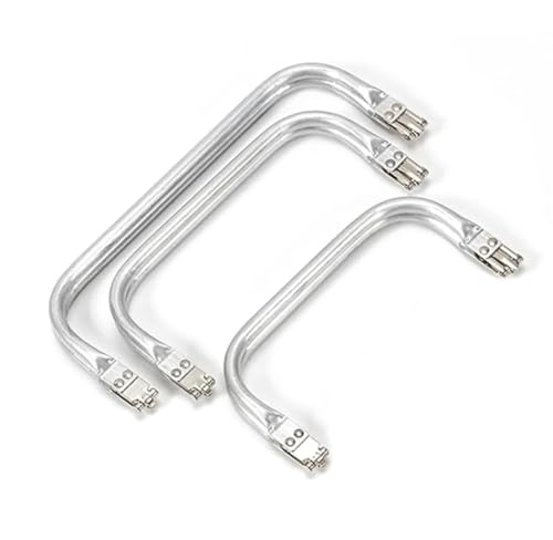 Kellegour 3 Stück Taschenrahmen Verschluesse,Handwerkliche Rahmenersatz Taschen,Aluminium Taschenbügel Rechteck Rahmen,Taschenrahmen für DIY-Projekte,Handwerk,Geldbörsen von Kellegour