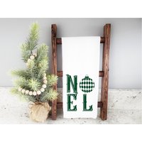 Noel Flour Sack Handtuch - Weihnachten Küchentuch - Geschirrtuch - Küchendekor - Weihnachtsdekor - Home Decor von KellieHCrafts