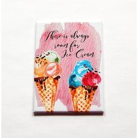 Eiscreme Magnet, Kühlschrankmagnet, Sommer Aceo, Küchenmagnet, Eistüte, There's Always Room For Ice Cream, Pink | 5987 Eiscreme Magnet, Kühlschrankmagnet, Sommer Aceo, Küchenmagnet, Eistüte, There's Always Room For Ice Cream, Pink | 5987 von KellysMagnets