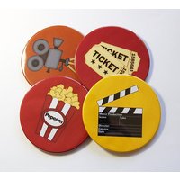 Filmuntersetzer, Untersetzer, Weinuntersetzer, Getränkeuntersetzer, Geschirr, Einweihungsgeschenk, Hostess Geschenk, Filmabend, Geschirr | 5019 Filmuntersetzer, Untersetzer, Weinuntersetzer, Getränkeuntersetzer, Geschirr, Einweihungsgeschenk, Hostess Geschenk, Filmabend, Geschirr | 5019 von KellysMagnets