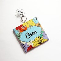 Florales Spülmaschinenschild, Bunte Farben, Blau, Funktioniert Auf Edelstahl, Clean Schild, Schmutziges Schild Mit Saugnapf, Küchenschild | 7621 Florales Spülmaschinenschild, Bunte Farben, Blau, Funktioniert Auf Edelstahl, Clean Schild, Schmutziges Schild Mit Saugnapf, Küchenschild | 7621 von KellysMagnets