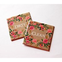 Geschirr Magnet, Blume Spülmaschinen Blumen Spülmaschine Küchenmagnet, Rosa, Braun | 5726 Geschirr Magnet, Blume Spülmaschinen Blumen Spülmaschine Küchenmagnet, Rosa, Braun | 5726 von KellysMagnets