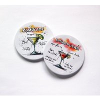 Kamikaze Untersetzer, Weltoffener Bar Zubehör, Untersetzer Rezept, Einweihungsgeschenk | 5940J Kamikaze Untersetzer, Weltoffener Bar Zubehör, Untersetzer Rezept, Einweihungsgeschenk | 5940J von KellysMagnets