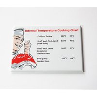 Kochkarte, Küchenmagnet, Interne Temperatur Kochhilfe, Empfohlene Interne Kochtemperatur, Grillen Kochkarte | 5758 Kochkarte, Küchenmagnet, Interne Temperatur Kochhilfe, Empfohlene Interne Kochtemperatur, Grillen Kochkarte | 5758 von KellysMagnets