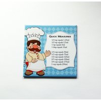 Küchenmagnet, Backanleitung, Konversionstabelle, Rezeptanleitung, Schnellmaß, Tassen Auf Ml, Messanleitung, Rezeptumwandlung | 7252 Küchenmagnet, Backanleitung, Konversionstabelle, Rezeptanleitung, Schnellmaß, Tassen Auf Ml, Messanleitung, Rezeptumwandlung | 7252 von KellysMagnets