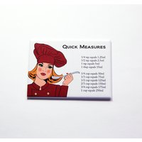 Küchenmagnet, Schnellmaß, Umrechnungstabelle, Tassen Auf Ml, Messanleitung, Rezeptanleitung, Rezeptumwandlung, Magnet, Aceo | 7178 Küchenmagnet, Schnellmaß, Umrechnungstabelle, Tassen Auf Ml, Messanleitung, Rezeptanleitung, Rezeptumwandlung, Magnet, Aceo | 7178 von KellysMagnets