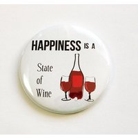 Lustiger Magnet, Kühlschrankmagnet, Weinliebhaber, Humor, Küchenmagnet, Oenophilia, Happiness Is A State Of Wine | 4695 Lustiger Magnet, Kühlschrankmagnet, Weinliebhaber, Humor, Küchenmagnet, Oenophilia, Happiness Is A State Of Wine | 4695 von KellysMagnets