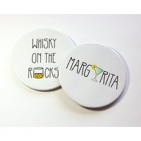 Set Untersetzer, Margarita, Whisky Auf Den Felsen, Gastgeschenk, Einweihungsgeschenk, Stocking Stuffer | 5043E Set Untersetzer, Margarita, Whisky Auf Den Felsen, Gastgeschenk, Einweihungsgeschenk, Stocking Stuffer | 5043E von KellysMagnets