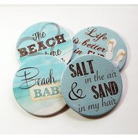 Strandhaus Dekor, Gastgeberin Geschenk, Cottage Chic, Strand Untersetzer | 5099 Strandhaus Dekor, Gastgeberin Geschenk, Cottage Chic, Strand Untersetzer | 5099 von KellysMagnets