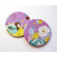 Untersetzer, Blumen Untersetzer, Vogel Barware, Set Von Hostess Geschenk, Einweihungsgeschenk, Lila, | 5190A Untersetzer, Blumen Untersetzer, Vogel Barware, Set Von Hostess Geschenk, Einweihungsgeschenk, Lila, | 5190A von KellysMagnets