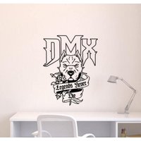 Dmx Wandtattoal Vinyl Sticker Legends Never Die Sign Geschenk Pitbull Musik Wandkunst Rap Hip Hop Dekor Peel & Stick Aufkleber Poster Print 1497 von Kellywallstickers