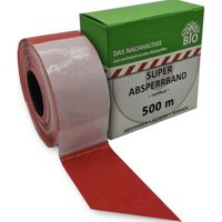 KELMAPLAST Absperrband 500 m-Rolle rot/weiß geblockt von Kelmaplast