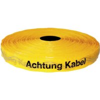 KELMAPLAST Ortungsband m. 2 Edelstahldrähten Achtung Kabel gelb Breite 40mm von Kelmaplast
