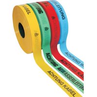 KELMAPLAST Trassen-Warnband 250 m Acht. Versorgungsleitung gelb von Kelmaplast