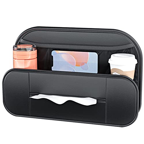 Keloc Autotaschen-Organizer - Aufbewahrungstasche für Autositze | Hinter dem Sitz-Auto-Organizer mit Papierhandtuch-Auslass-Design für Wasserflaschen-Telefon von Keloc