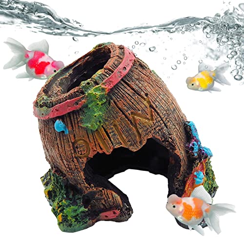 Keloc Versteckhöhle für Reptilienhabitate - Fischversteck Höhle Aquarium Schildkröte Reptilien Sonnenversteck Lebensraum Unterschlupf - Reptilien-Höhlenhütten-Versteck Keloc Versteckhöhle für Reptilienhabitate - Fischversteck Höhle Aquarium Schildkröte Reptilien Sonnenversteck Lebensraum Unterschlupf - Reptilien-Höhlenhütten-Versteck von Keloc