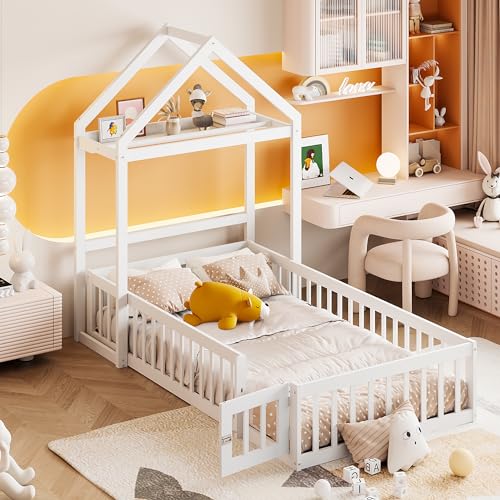 Kelodan Kinderbett 90x200 Massivholz Stauraum Vollschutzgitter Türen Lattenrost weiß Kelodan Kinderbett 90x200 Massivholz Stauraum Vollschutzgitter Türen Lattenrost weiß von Kelodan