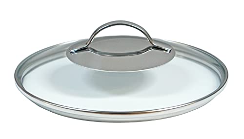 Kelomat, 1947-317, Glasdeckel Torrano, Glasgeschirrdeckel, Durchmesser 24 cm, Edelstahl und Glas, Topfdeckel Kelomat, 1947-317, Glasdeckel Torrano, Glasgeschirrdeckel, Durchmesser 24 cm, Edelstahl und Glas, Topfdeckel von Kelomat