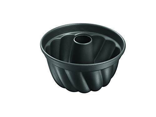 Kelomat, 0495-250, Gugelhupfform Easy 22, BACKEN/ FORMEN/ FRITTIEREN, antihaftbeschichtet, Durchmesser 22 cm, Höhe 11 cm, Backform von Kelomat