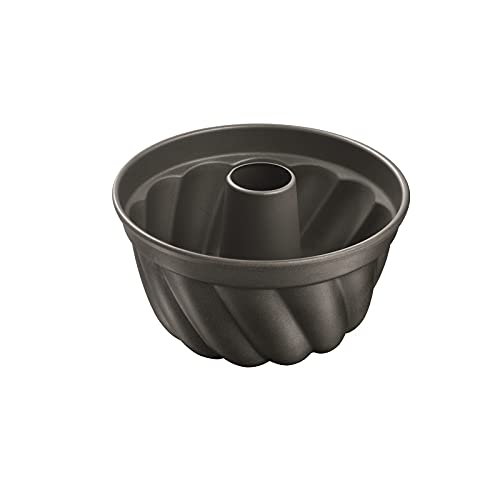 Kelomat, 0632-250, Gugelhupfform Easy 22, BACKEN/FORMEN/FRITTIEREN, antihaftbeschichtet, Durchmesser mit Rand 24 cm, Höhe 12 cm, Backform von Kelomat