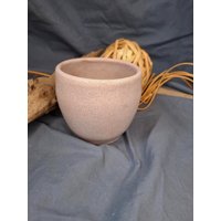Becher Keramik Kaffeebecher Teebecher Weinbecher Handgedreht Rosa Matt Steinzeug von Keltenwerkstatt