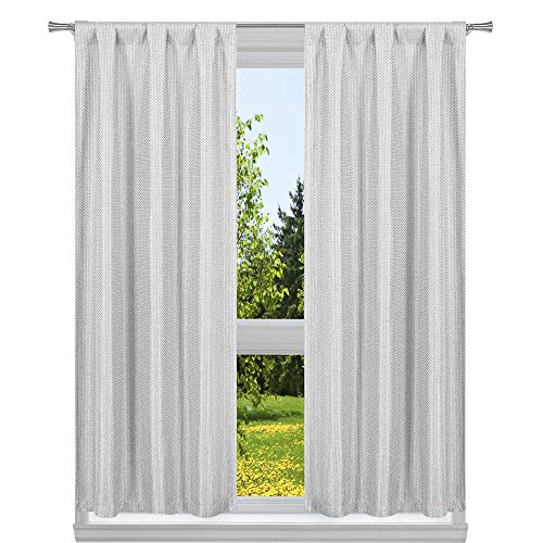 Kelvin Fenstervorhang-Set, weiß, 38x84 von Kelvin