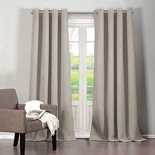 Kelvin Marcy Solid Blackout Curtain, 37x84 (2 Pieces), Mouse von Kelvin